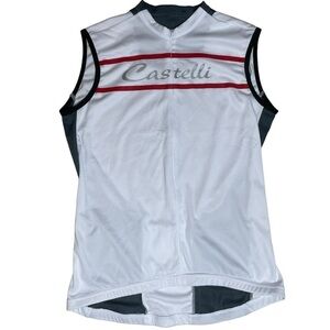 Castelli Promessa Women's Sleeveless  Cycling Athletic Biking Jersey - Sz L